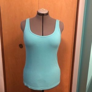 Faded Glory Woman’s XL sky blue tank top.